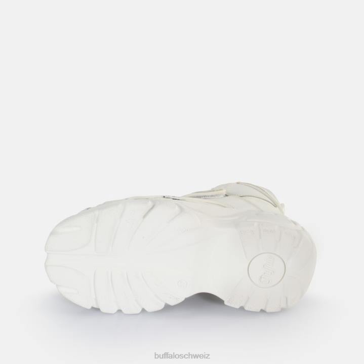 Buffalo klassisches High 846Z758 weiß|Turnschuhe