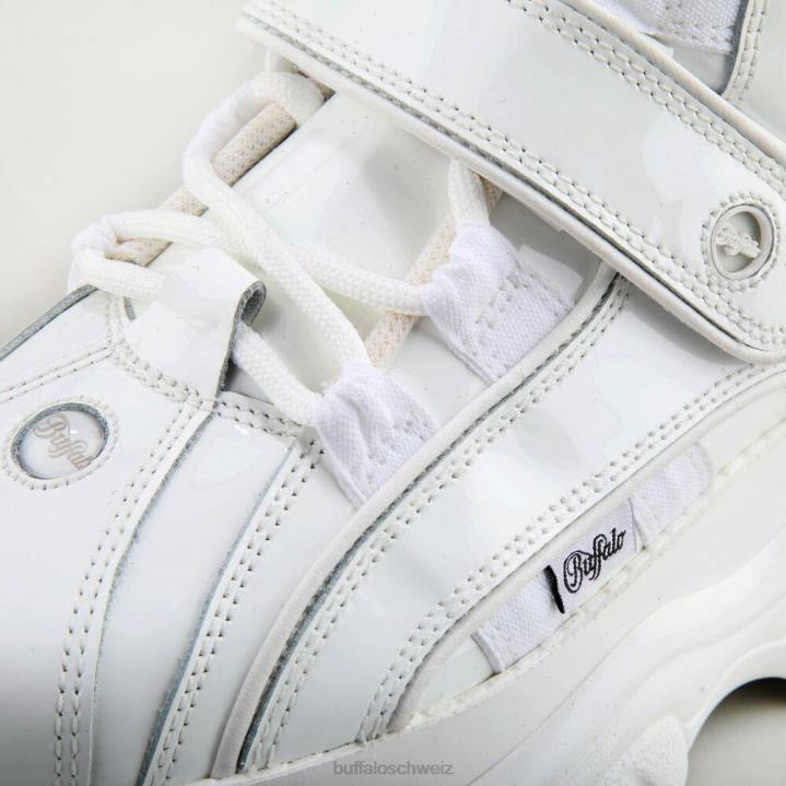 Buffalo klassisches Hochpatent 846Z679 weiß|Turnschuhe