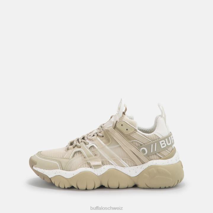 Buffalo oarbis Hike Sneaker Low vegan 846Z410 Cremeweiß|Turnschuhe