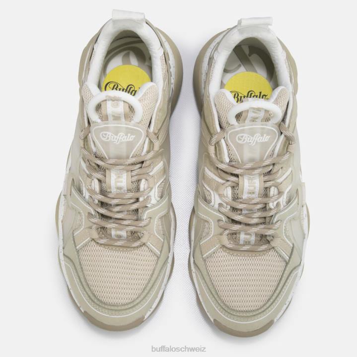 Buffalo oarbis Hike Sneaker Low vegan 846Z410 Cremeweiß|Turnschuhe