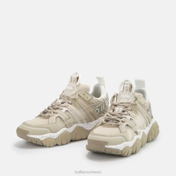 Buffalo oarbis Hike Sneaker Low vegan 846Z410 Cremeweiß|Turnschuhe