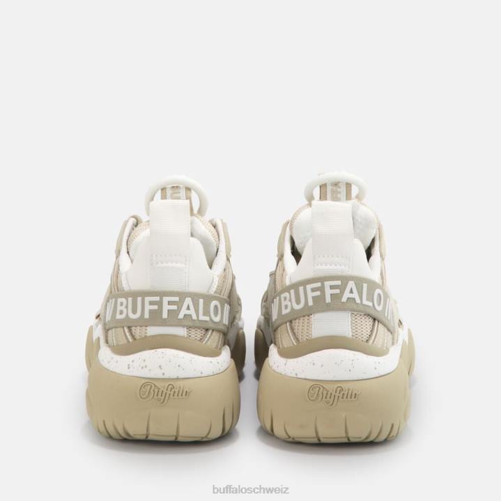 Buffalo oarbis Hike Sneaker Low vegan 846Z410 Cremeweiß|Turnschuhe