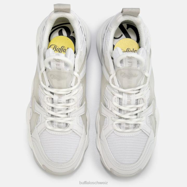 Buffalo oarbis Hike Sneaker Low vegan 846Z411 Weiss|Turnschuhe
