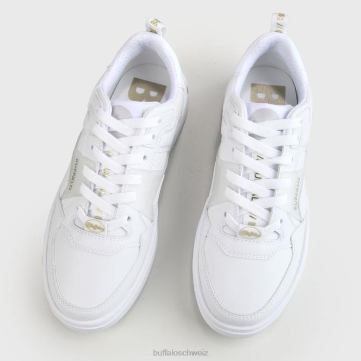 Buffalo rse v2 veganes Nappaleder 846Z46 Weiss|Turnschuhe