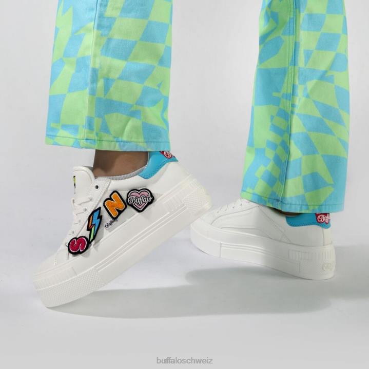 Buffalo x lscn gepaart 846Z376 Weiss|Turnschuhe