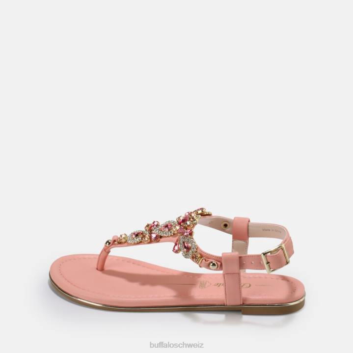 Buffalo Capri-Eissandale vegan 846Z907 Sonnenaufgang|Sandalen