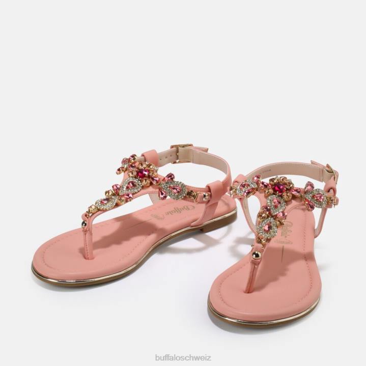 Buffalo Capri-Eissandale vegan 846Z907 Sonnenaufgang|Sandalen