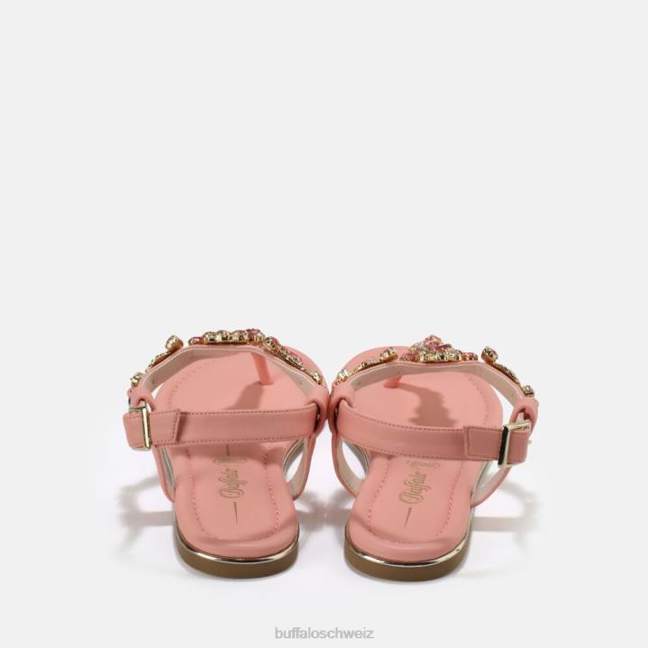 Buffalo Capri-Eissandale vegan 846Z907 Sonnenaufgang|Sandalen