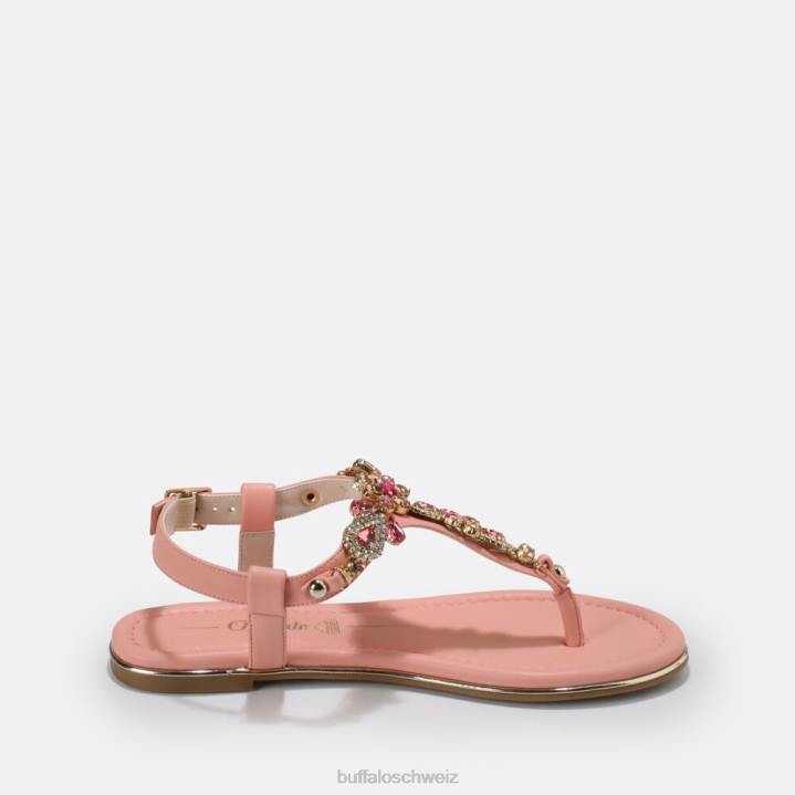 Buffalo Capri-Eissandale vegan 846Z907 Sonnenaufgang|Sandalen
