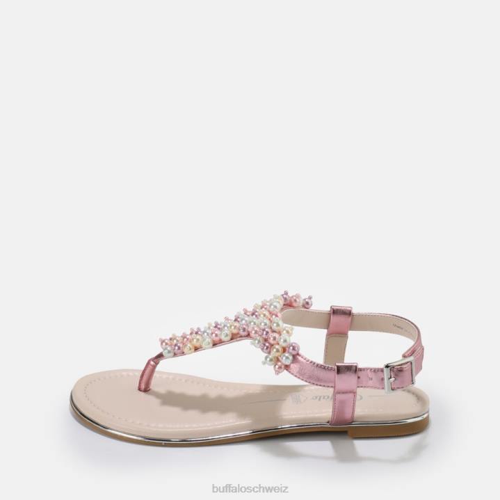 Buffalo Capri-Perlensandale vegan 846Z873 mehrfarbig|Sandalen