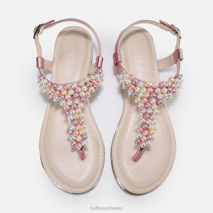 Buffalo Capri-Perlensandale vegan 846Z873 mehrfarbig|Sandalen