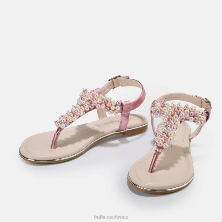 Buffalo Capri-Perlensandale vegan 846Z873 mehrfarbig|Sandalen
