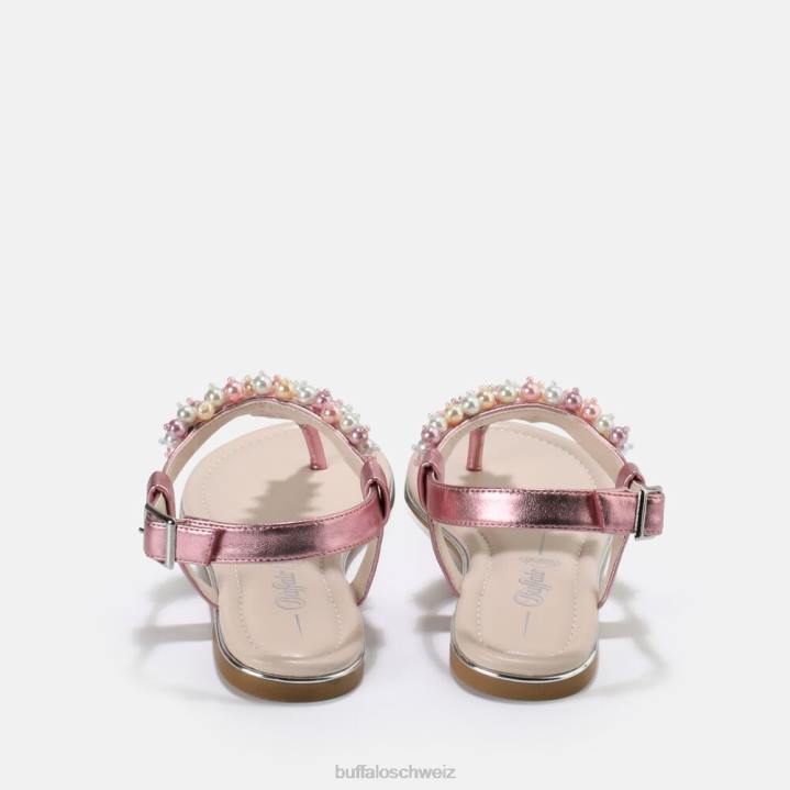 Buffalo Capri-Perlensandale vegan 846Z873 mehrfarbig|Sandalen
