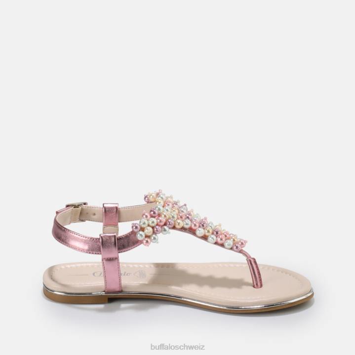 Buffalo Capri-Perlensandale vegan 846Z873 mehrfarbig|Sandalen