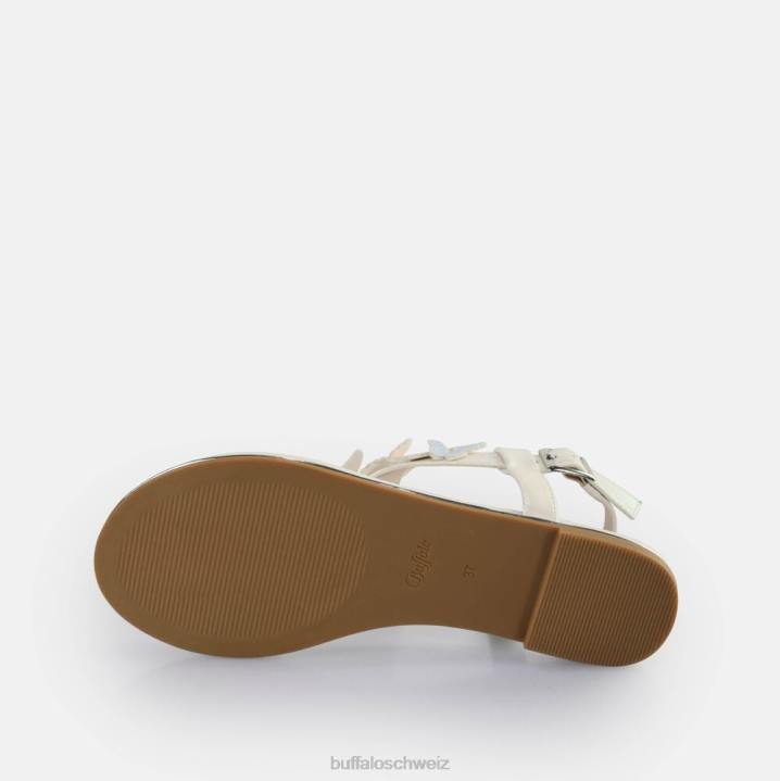 Buffalo Capri-Schmetterlingssandalen vegan 846Z180 Pastell-Multi|Sandalen