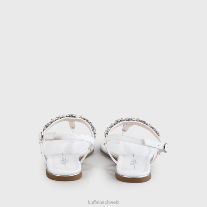 Buffalo Henriette Sandale 846Z880 Elfenbein|Sandalen