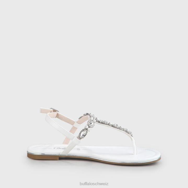 Buffalo Henriette Sandale 846Z880 Elfenbein|Sandalen