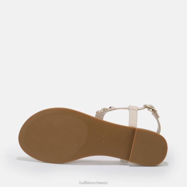 Buffalo Rhonda vegane Sandale 846Z91 Beige|Sandalen