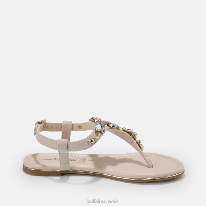 Buffalo Rhonda vegane Sandale 846Z91 Beige|Sandalen