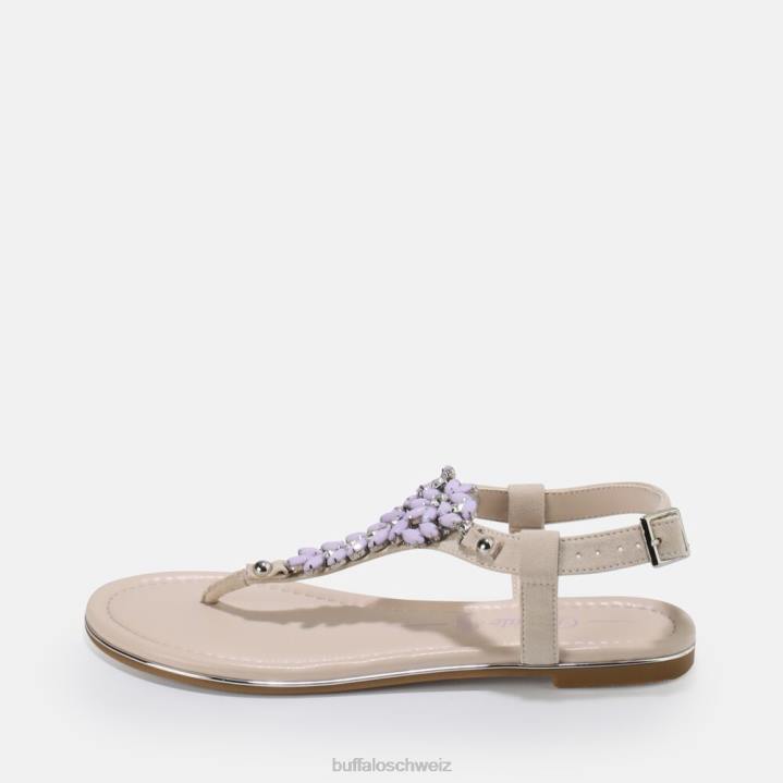 Buffalo Rosalie vegane Sandale 846Z686 Lavendel|Sandalen