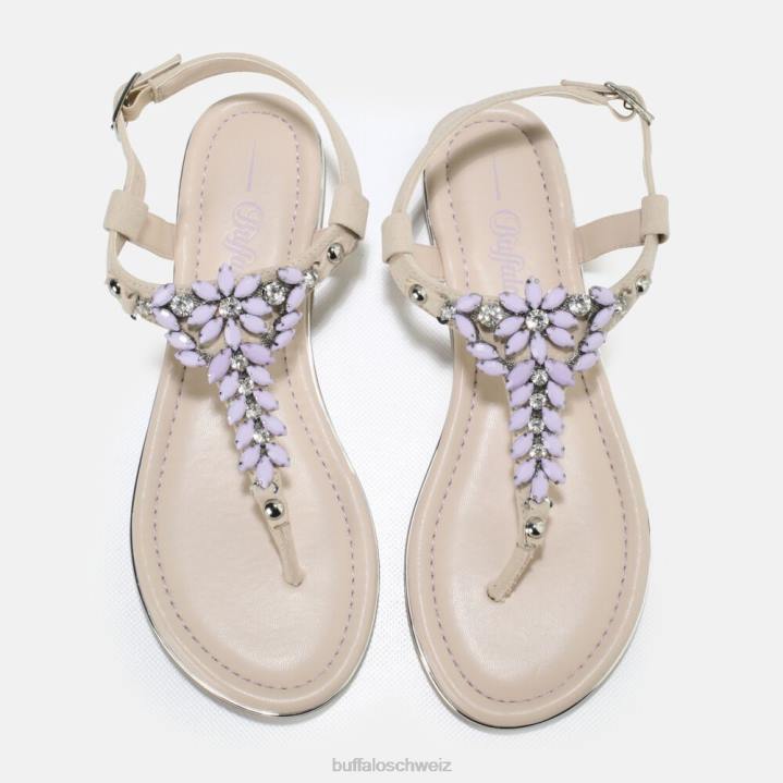 Buffalo Rosalie vegane Sandale 846Z686 Lavendel|Sandalen