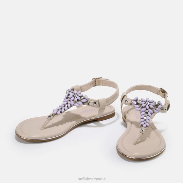 Buffalo Rosalie vegane Sandale 846Z686 Lavendel|Sandalen