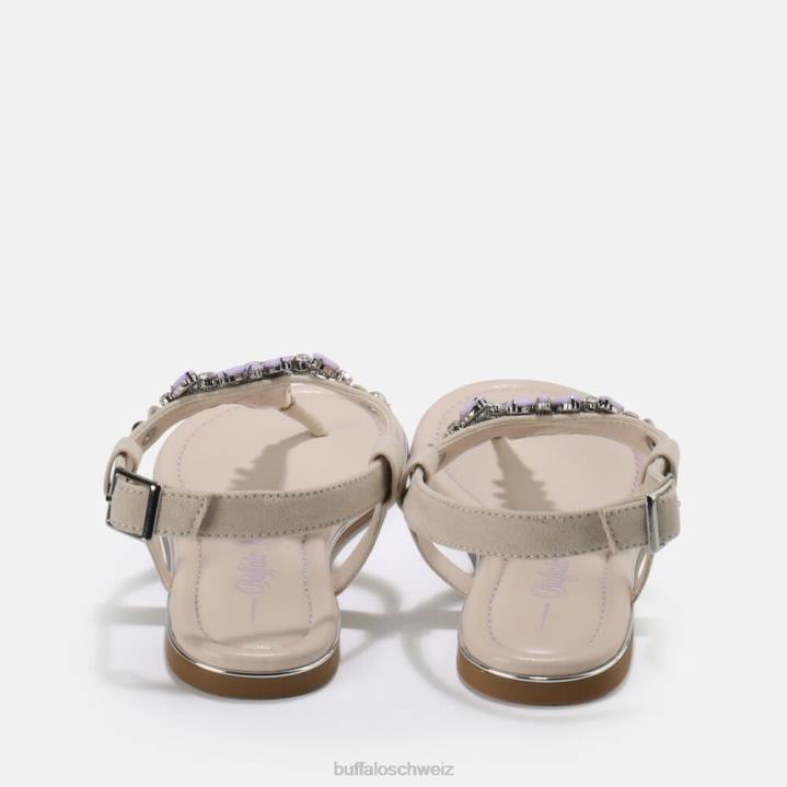 Buffalo Rosalie vegane Sandale 846Z686 Lavendel|Sandalen