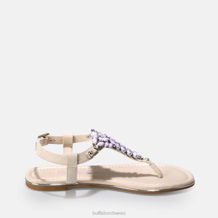 Buffalo Rosalie vegane Sandale 846Z686 Lavendel|Sandalen