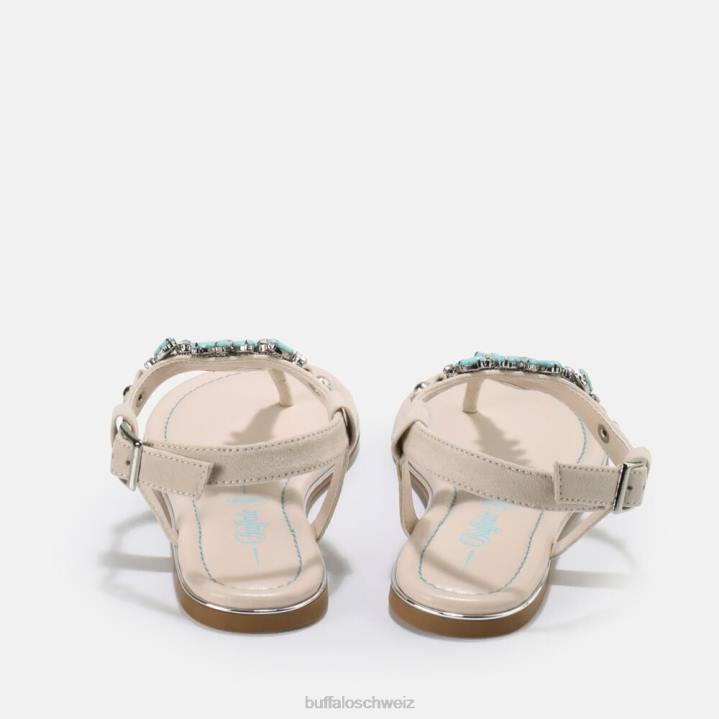 Buffalo Rosalie vegane Sandale 846Z814 minzgrün|Sandalen