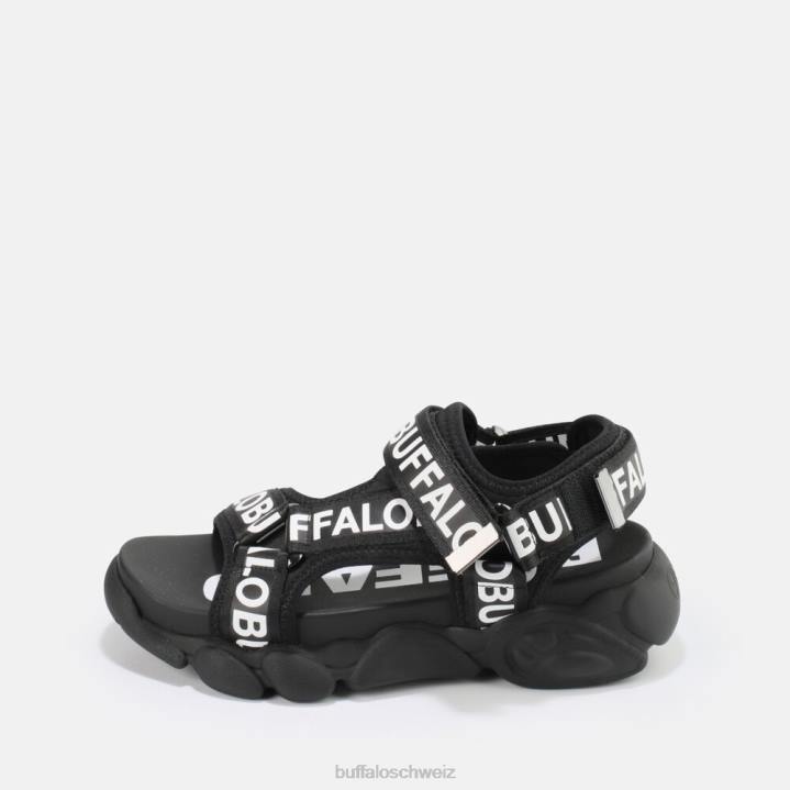 Buffalo cld tec vegane Sandalen 846Z559 Schwarz|Sandalen