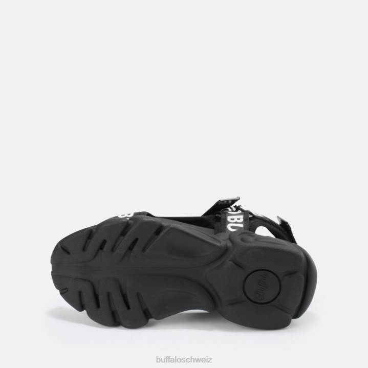 Buffalo cld tec vegane Sandalen 846Z559 Schwarz|Sandalen