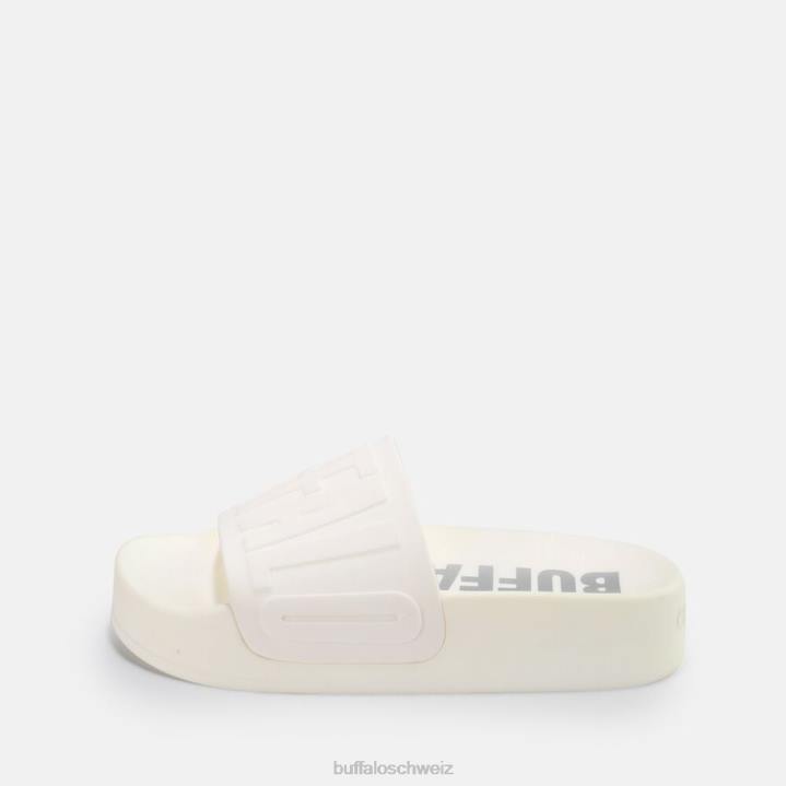 Buffalo Lake Bold Plateausandalen vegan 846Z462 Weiss|Folien
