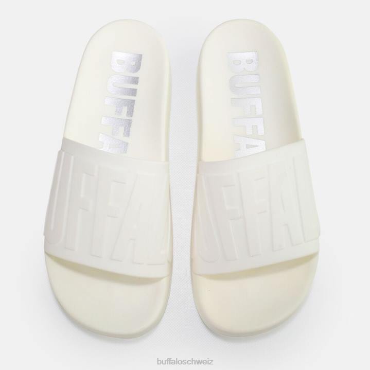 Buffalo Lake Bold Plateausandalen vegan 846Z462 Weiss|Folien