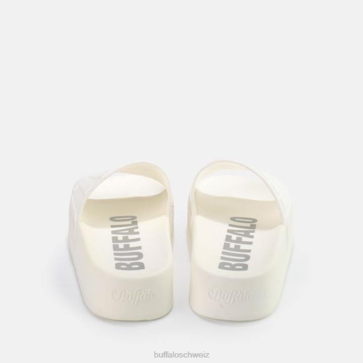 Buffalo Lake Bold Plateausandalen vegan 846Z462 Weiss|Folien