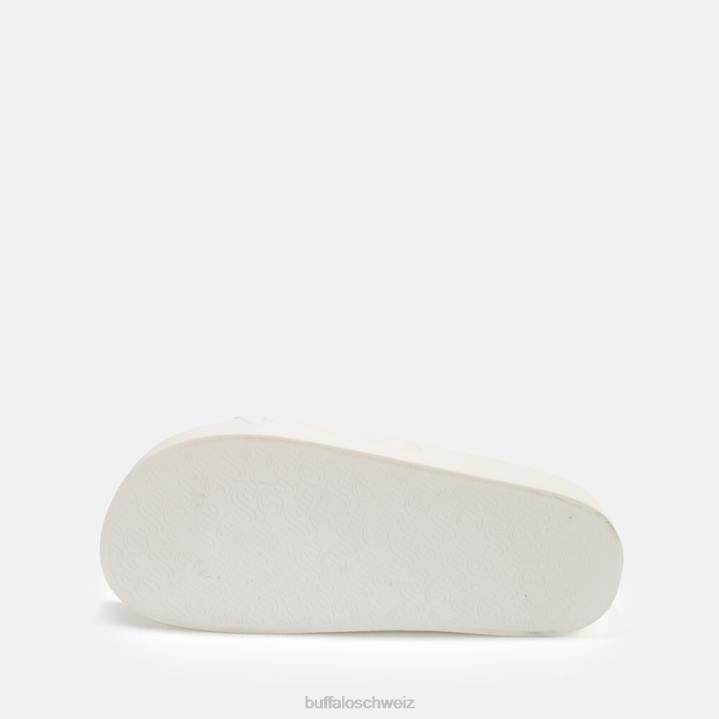 Buffalo Lake Bold Plateausandalen vegan 846Z462 Weiss|Folien