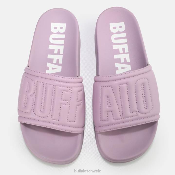 Buffalo Lake Quilt Plateausandalen vegan 846Z797 Lavendel|Folien