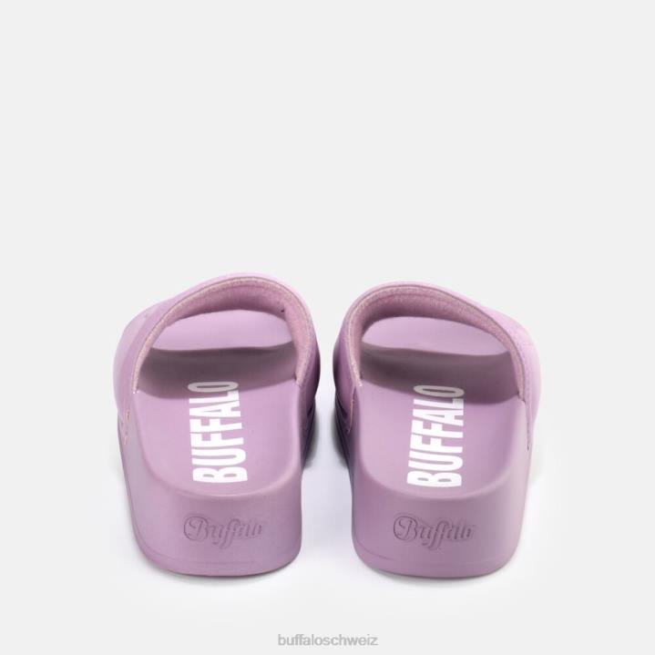 Buffalo Lake Quilt Plateausandalen vegan 846Z797 Lavendel|Folien