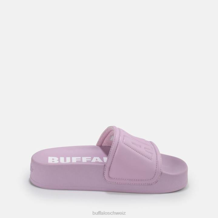 Buffalo Lake Quilt Plateausandalen vegan 846Z797 Lavendel|Folien