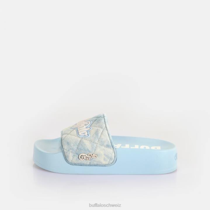 Buffalo Lake Soft-Plateaurutsche vegan 846Z700 Himmelblau|Folien