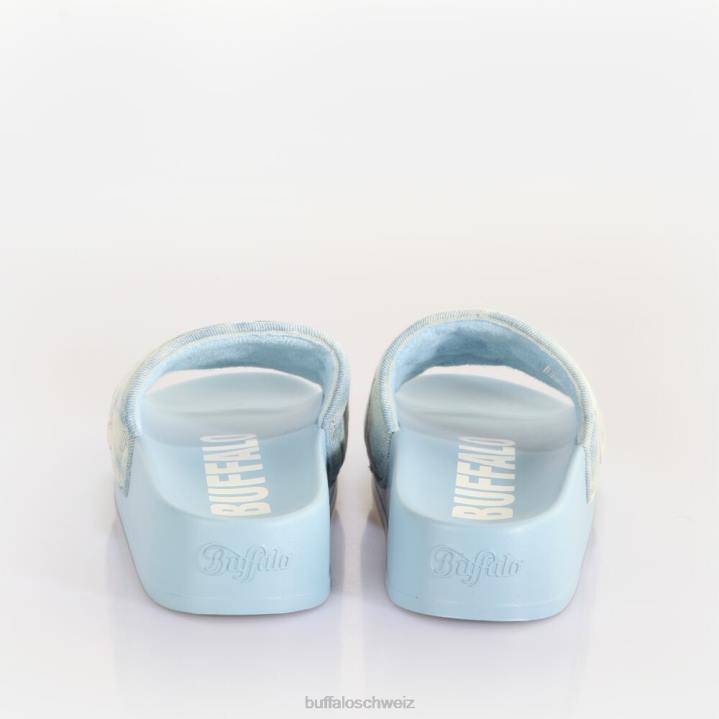 Buffalo Lake Soft-Plateaurutsche vegan 846Z700 Himmelblau|Folien