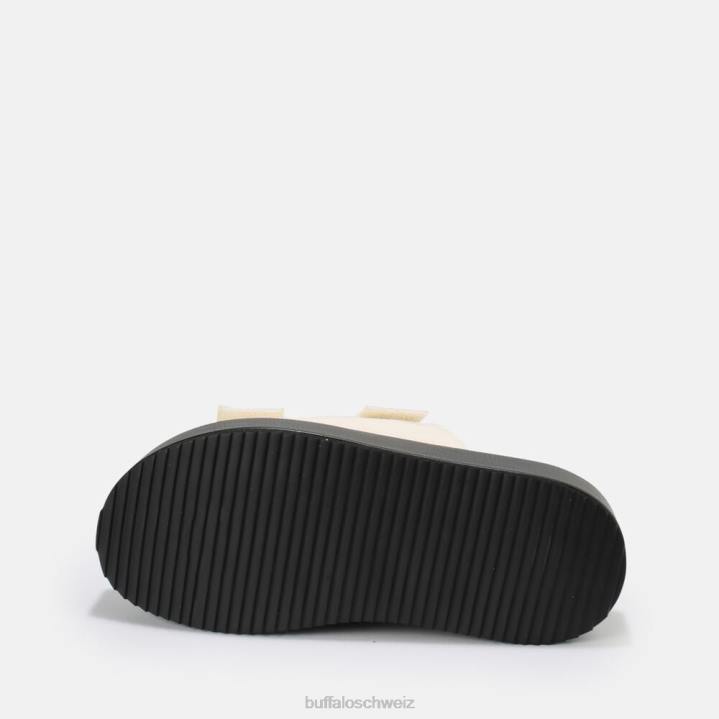 Buffalo Noa Scandi vegane Sandale 846Z921 Schwarz|Folien