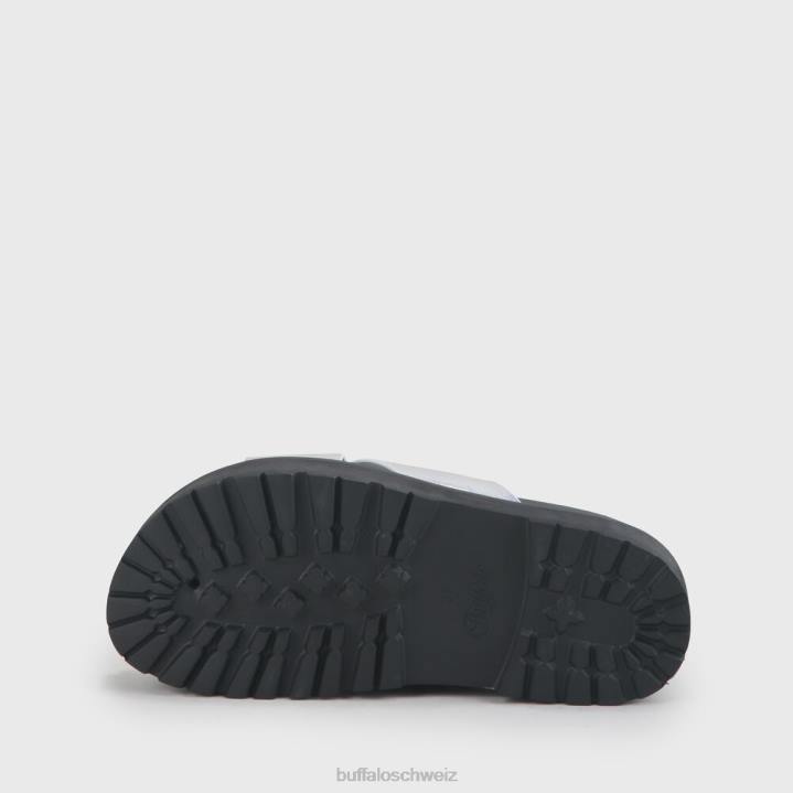 Buffalo Raya vegane Sandalen 846Z781 Silber|Folien