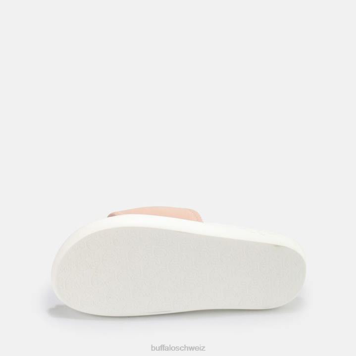 Buffalo Rey Plateausandale aus veganem Nubuk 846Z844 Rose|Folien