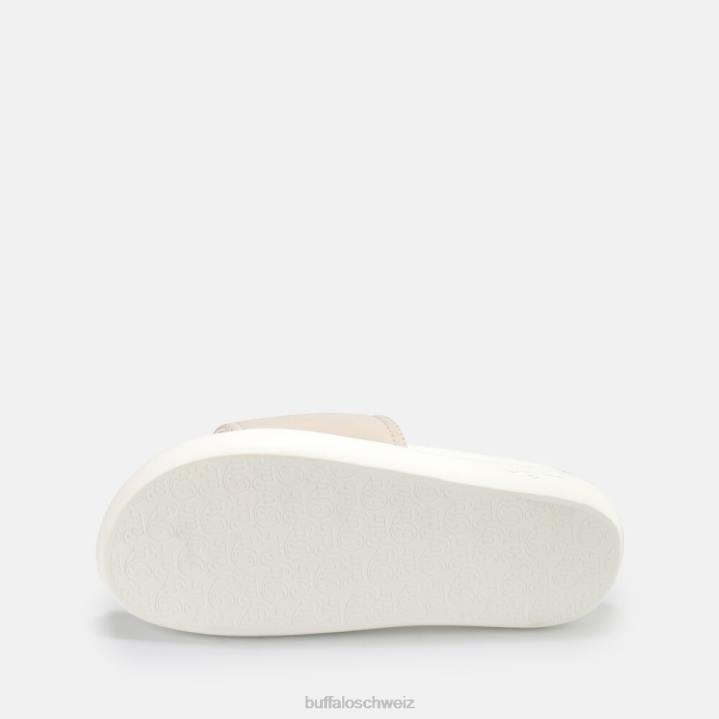 Buffalo Rey Plateausandale aus veganem Nubuk 846Z908 grau|Folien