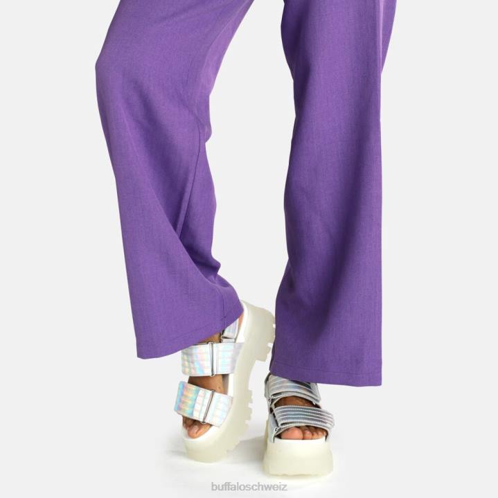 Buffalo Aspha SND Plateausandale vegan 846Z919 Silber|Sandalen