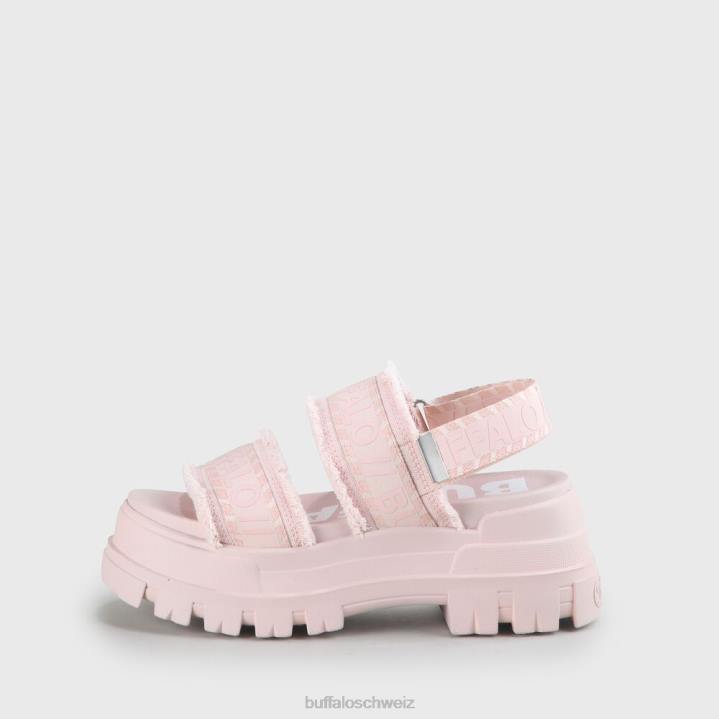 Buffalo Aspha Strap-Plattform-Sandale, vegan 846Z257 Rose|Sandalen