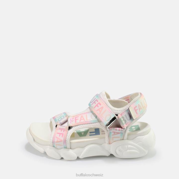 Buffalo cld tec vegane Sandalen 846Z558 Weiss|Sandalen