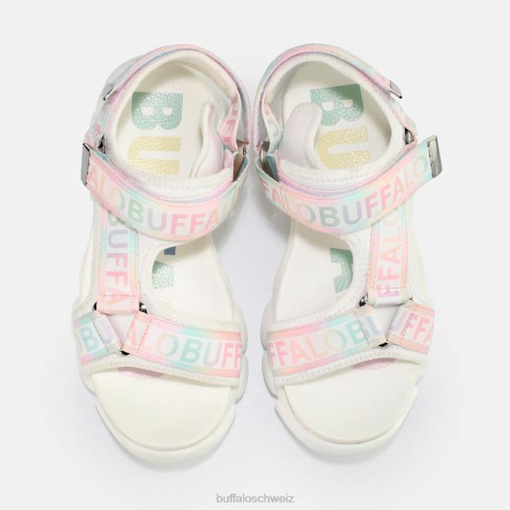 Buffalo cld tec vegane Sandalen 846Z558 Weiss|Sandalen
