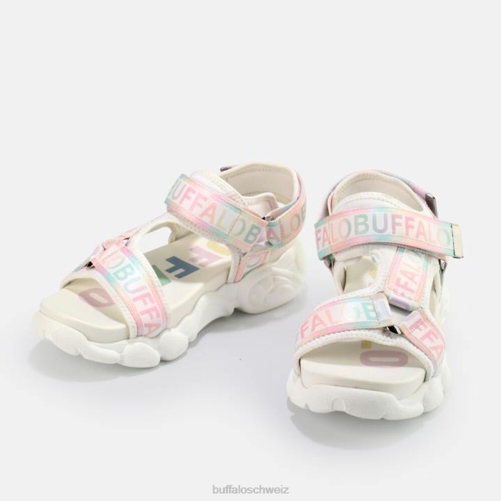 Buffalo cld tec vegane Sandalen 846Z558 Weiss|Sandalen