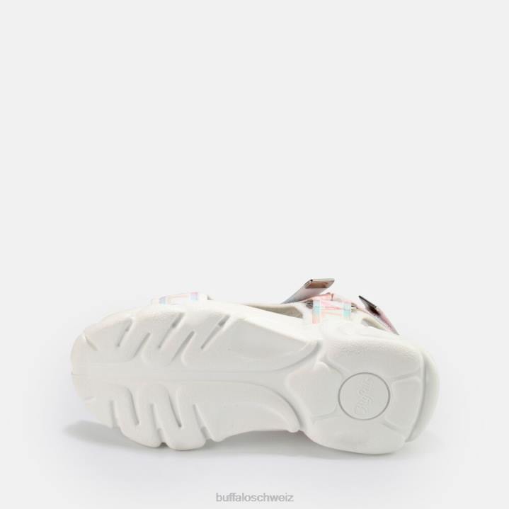 Buffalo cld tec vegane Sandalen 846Z558 Weiss|Sandalen